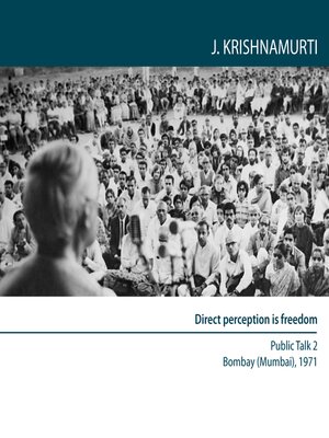 cover image of Direct Perception is Freedom